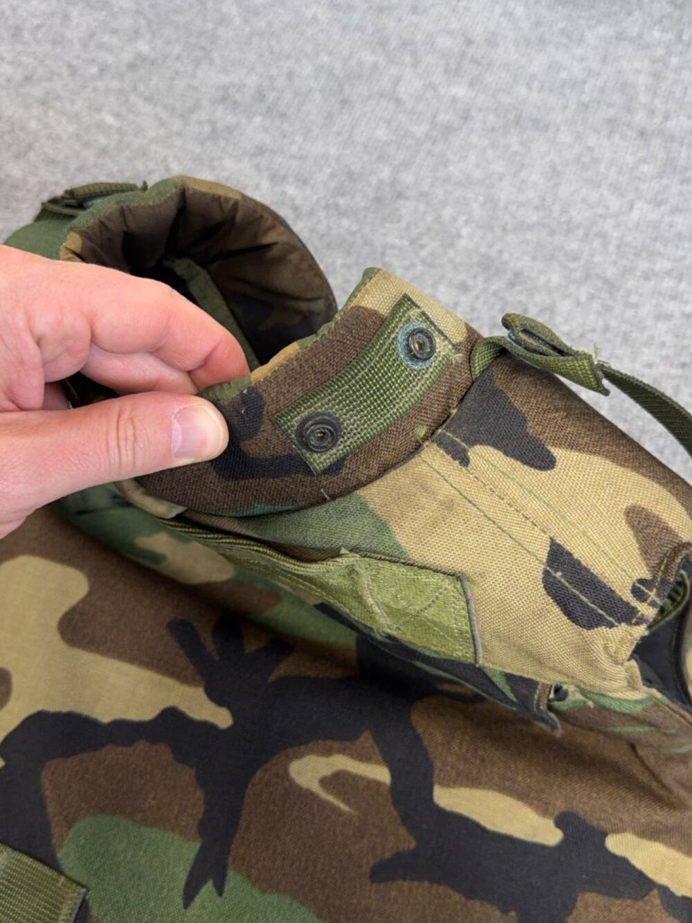 Point Blank Interceptor Base Vest Soft Inserts M81 Woodland Camo Medium Yoke - Picture 13 of 13
